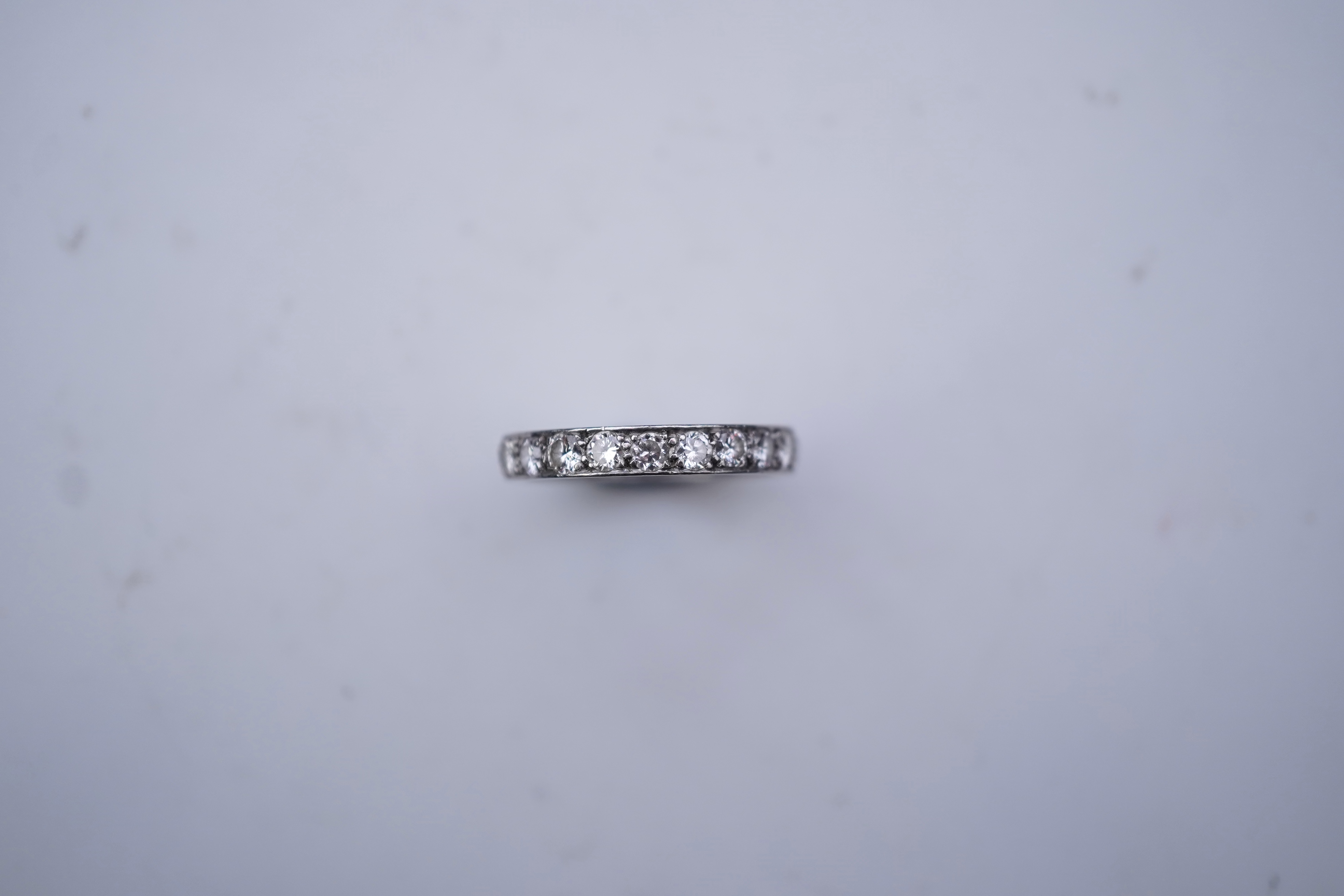 A diamond eternity ring, mid 20th century